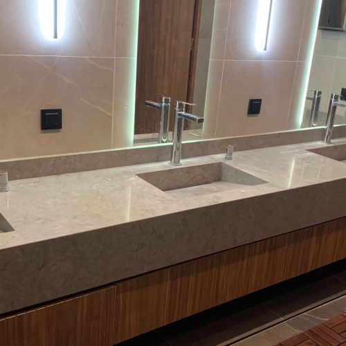 Gizli Gider Mermer Lavabo